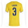 Colombia Jhon Lucumi #3 Hjemmedrakt Kvinner VM 2026 Kortermet